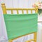 10 Pieces Sage Green Spandex Chair Bands for Banquet Chairs 7 x 13 Inches